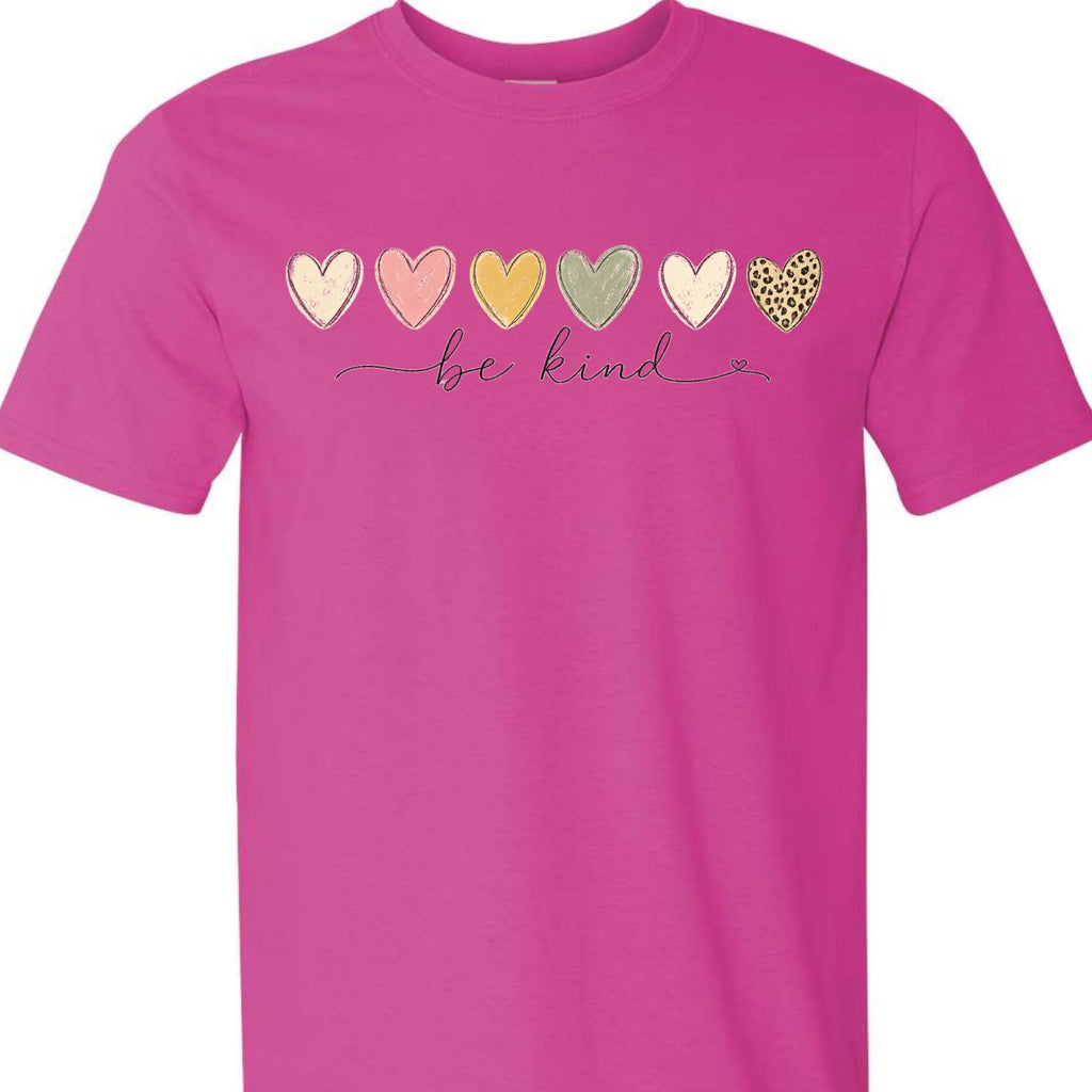 Be Kind Shirt for Women, Cute Heart Graphic Tee, Inspirational Kindness, Aesthetic Vintage Style, Casual for Teens