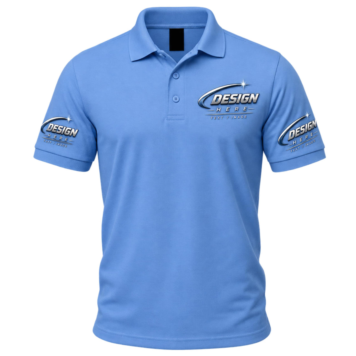 World and Space Custom Polo Shirts for Men with Logo or Text
