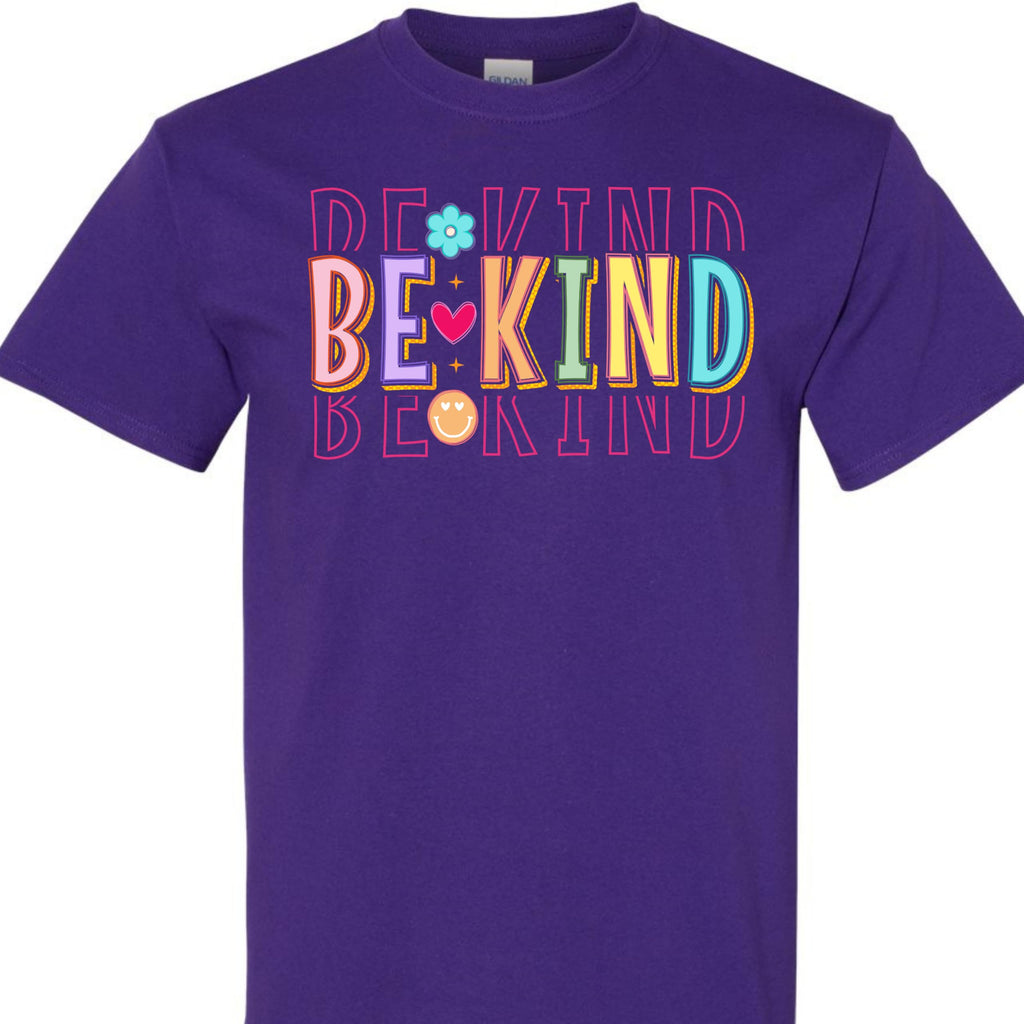 Be Kind Shirt for Women Men, Retro Kindness Graphic Tee, Inspirational Positive Quote, Positiveness