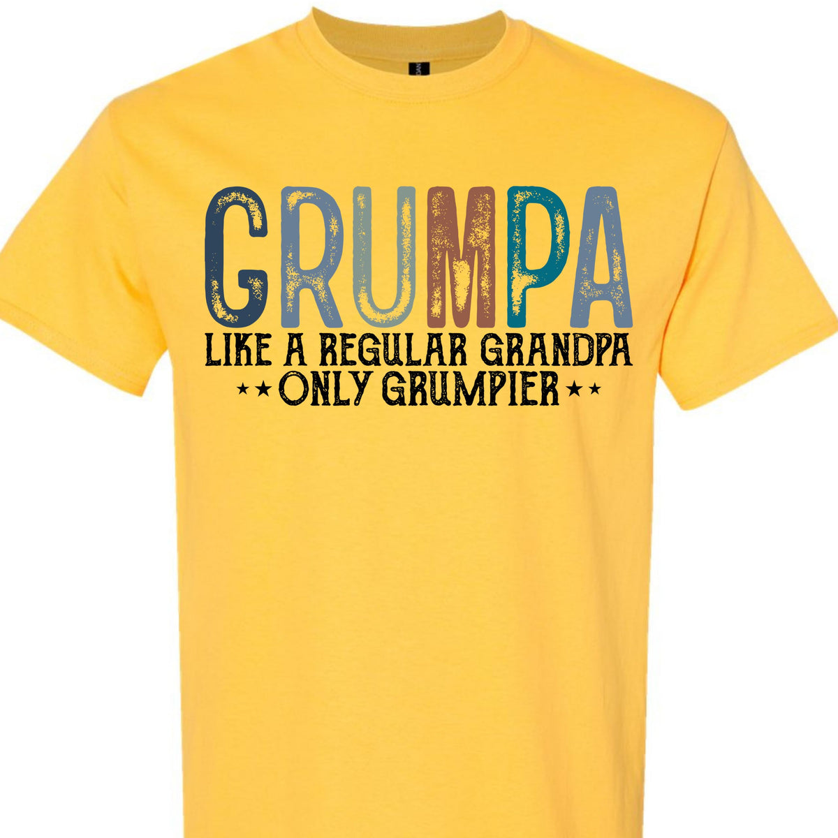 Grumpa Like a Regular Grandpa Only Grumpier Graphic T-Shirt