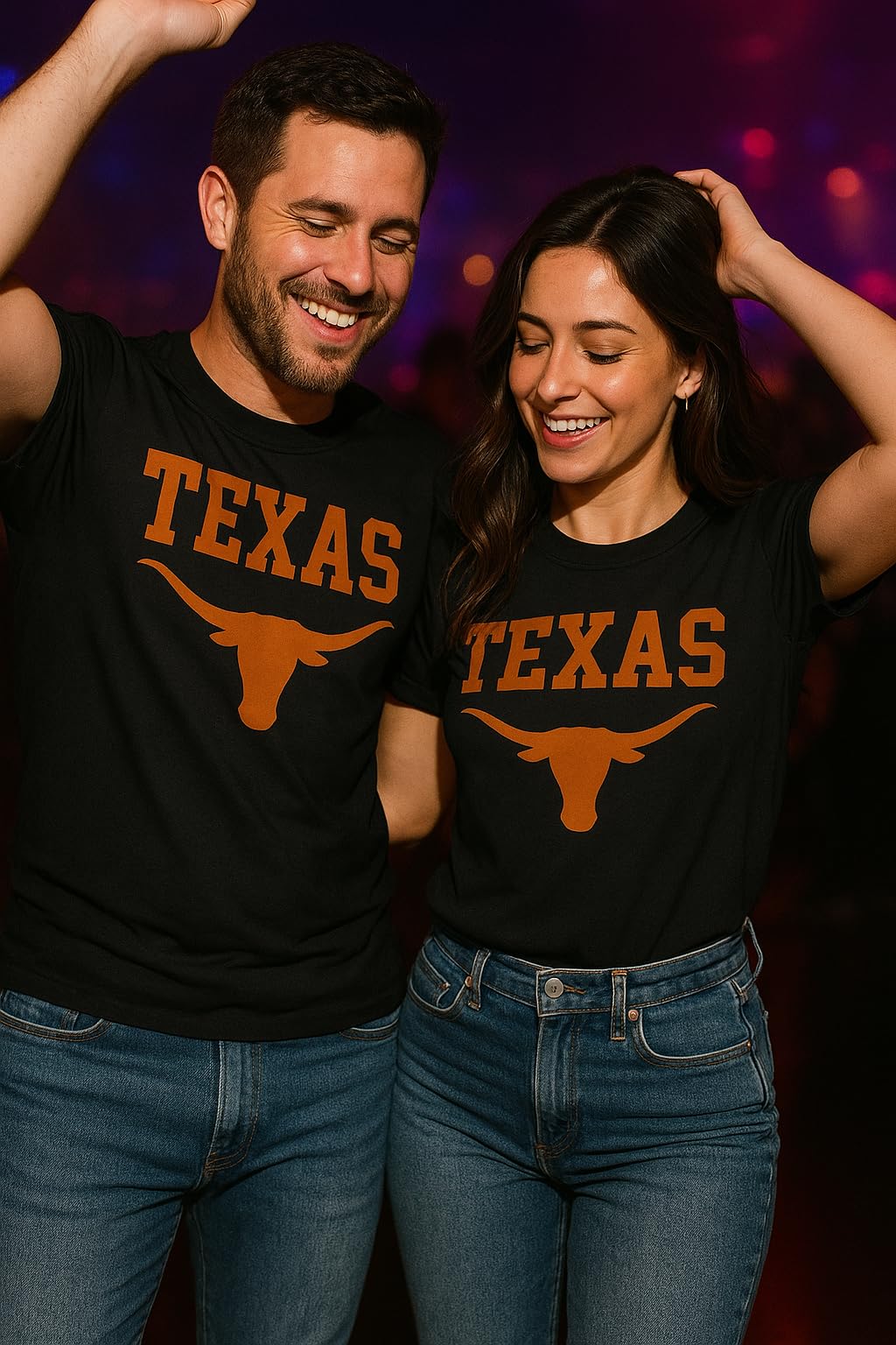 World and Space Texas T-Shirt, Texas State Longhorn Shirt Graphic Tee