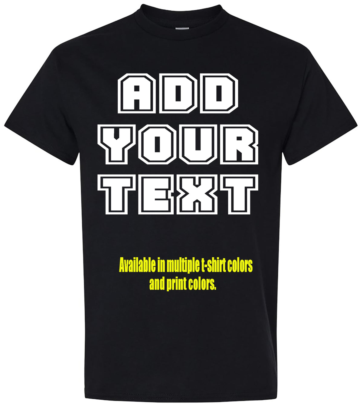 Custom T-Shirt Add Your Text Personalized Tshirt Adult Men Women%100 Cotton Tee