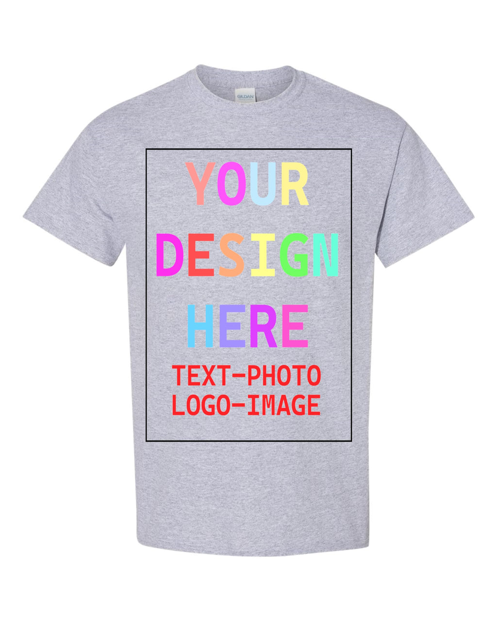 Custom T-Shirt for Men and Women, Design Your Own, Personalized Tee, Add Your Text Photo