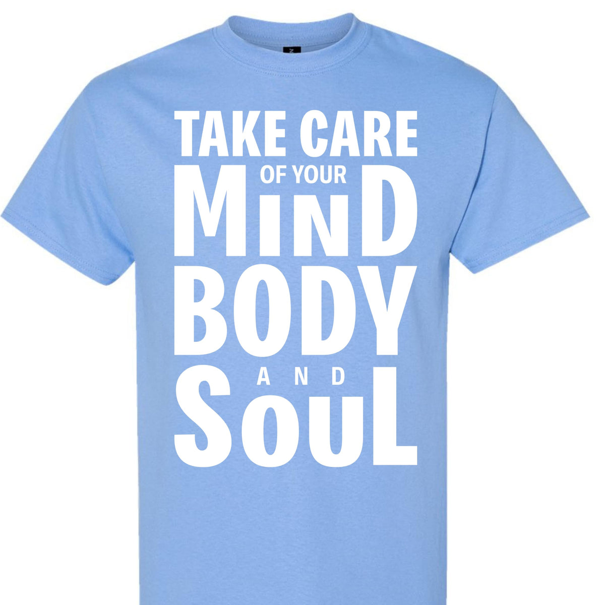 Take Care of Your Mind Body and Soul Graphic Tee, Inspirational Mental Health T-Shirt for Women, Men, Teens