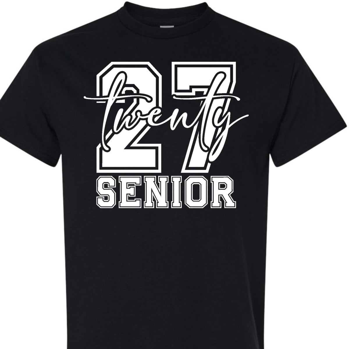 World and Space Senior 2027 T-Shirt for Teen Girls, Class of 2027 Graduation Tee, Trendy Senior Year Outfit