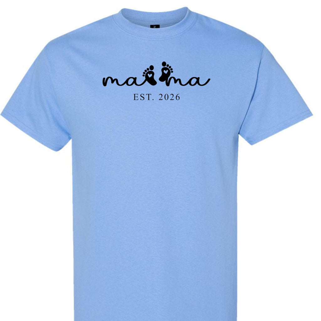 Mama Graphic Tee for Women, Cute Minimalist Mom Shirt, for New Mom