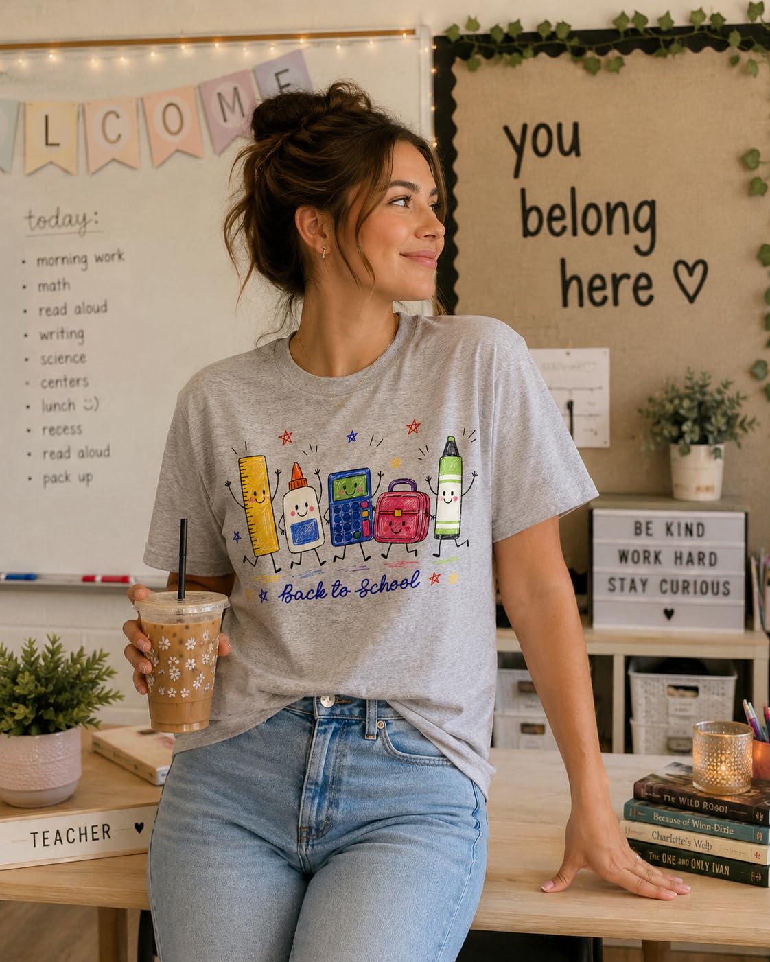 Back to School Graphic Tee for Teachers and Students