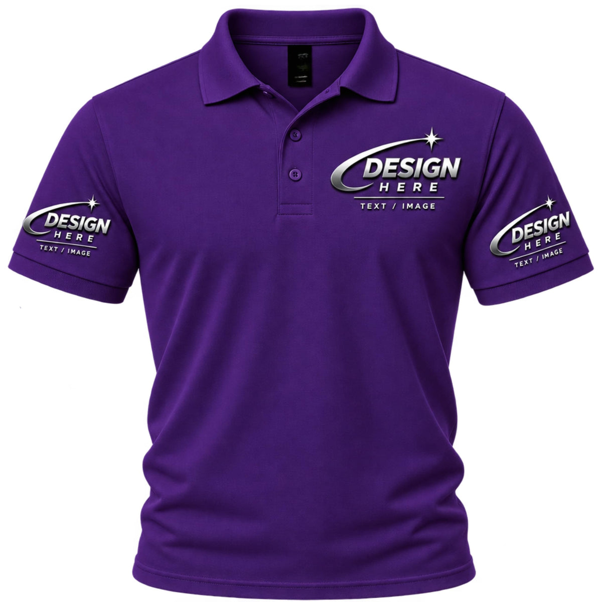 World and Space Custom Polo Shirts for Men with Logo or Text