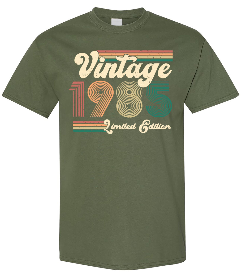 Vintage 1985 Limited Edition Retro Graphic T-Shirt – Birthday Gift for Men or Women
