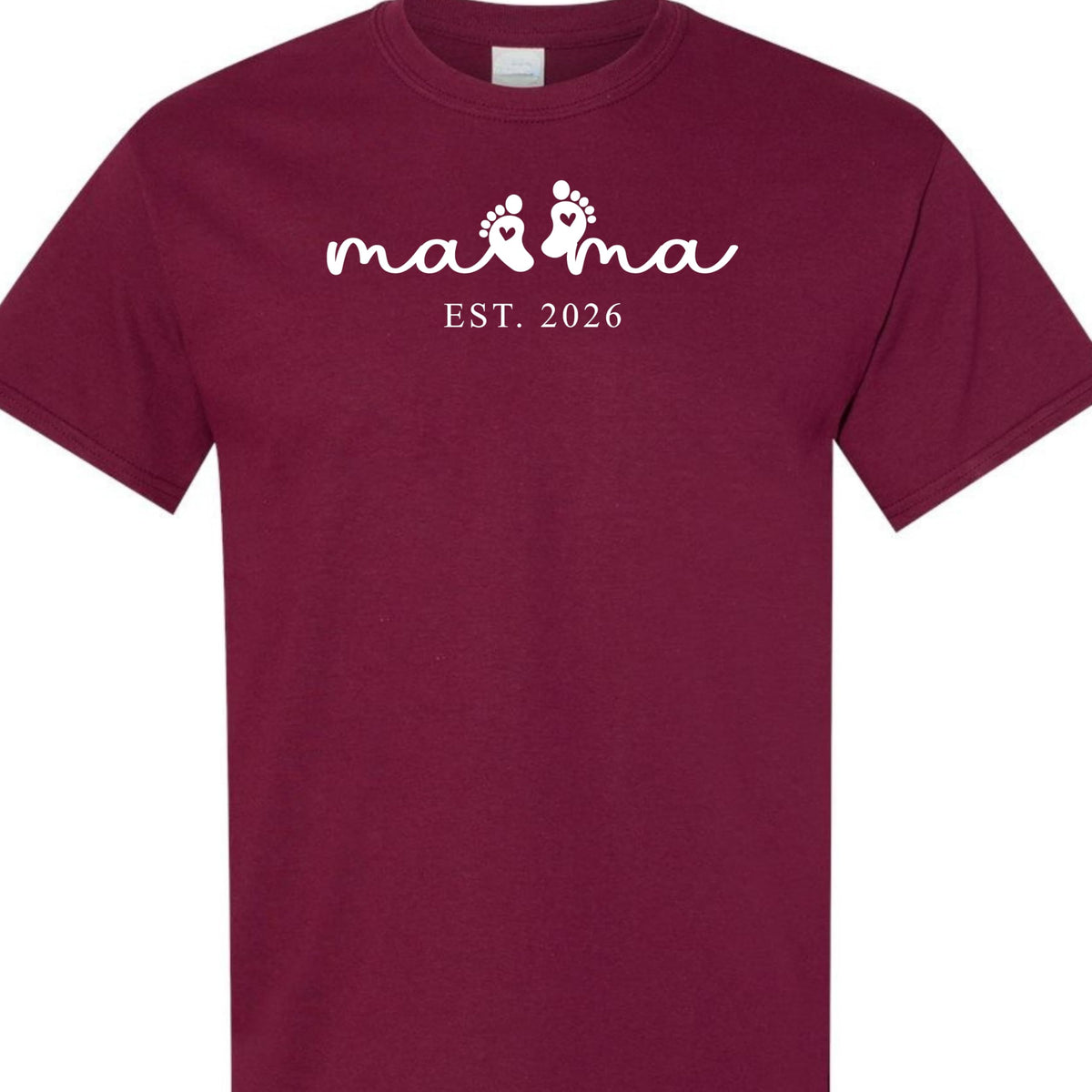 Mama Graphic Tee for Women, Cute Minimalist Mom Shirt, for New Mom