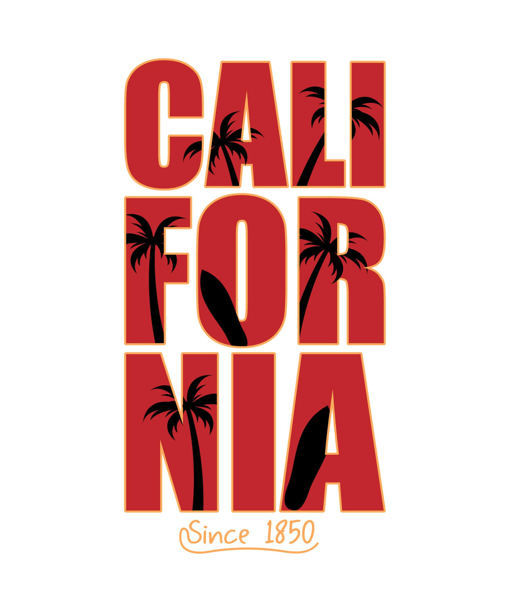 Comfort Colors 1717 Printed T-Shirt California Graphic Short Sleeve Tees