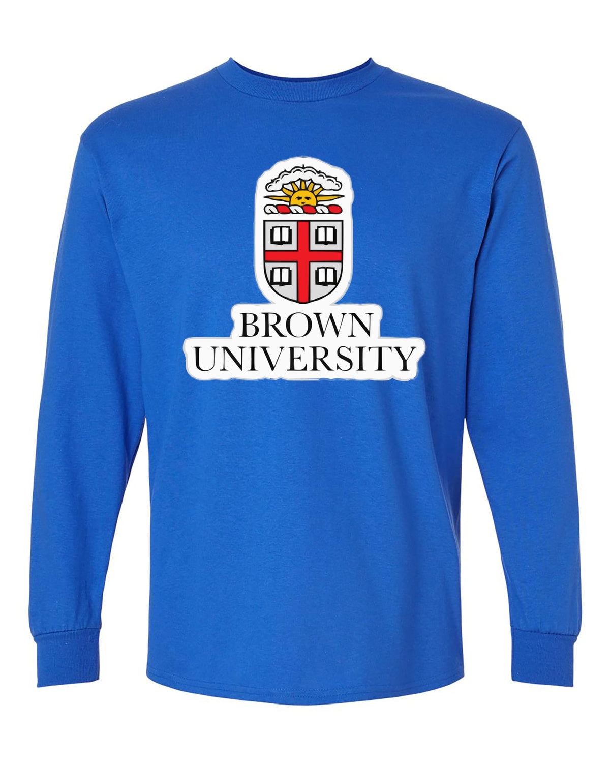 World and Space University College Heritage Logo Cotton T-Shirt, Long Sleeve, Unisex