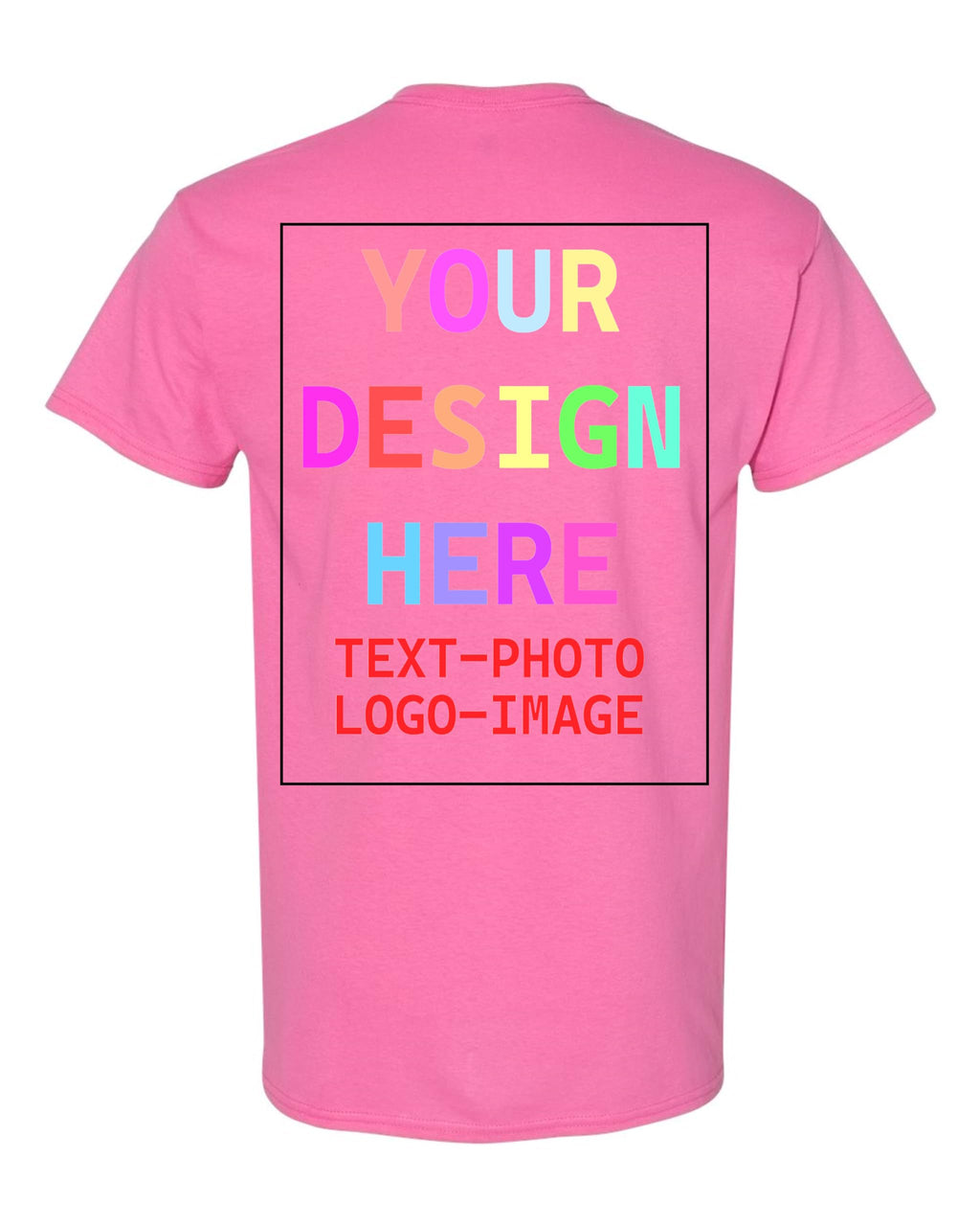 Custom T-Shirt for Men and Women, Design Your Own, Personalized Tee, Add Your Text Photo