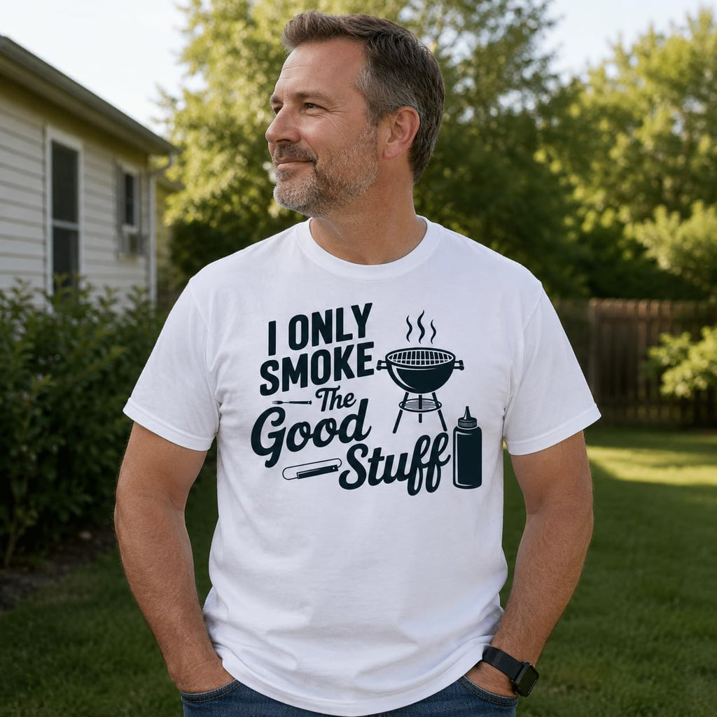 Funny BBQ Graphic Tee for Men, Grilling Shirt, Dad Gift