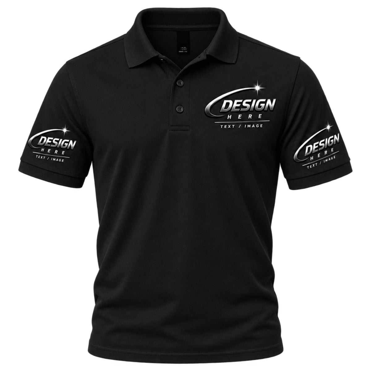 World and Space Custom Polo Shirts for Men with Logo or Text