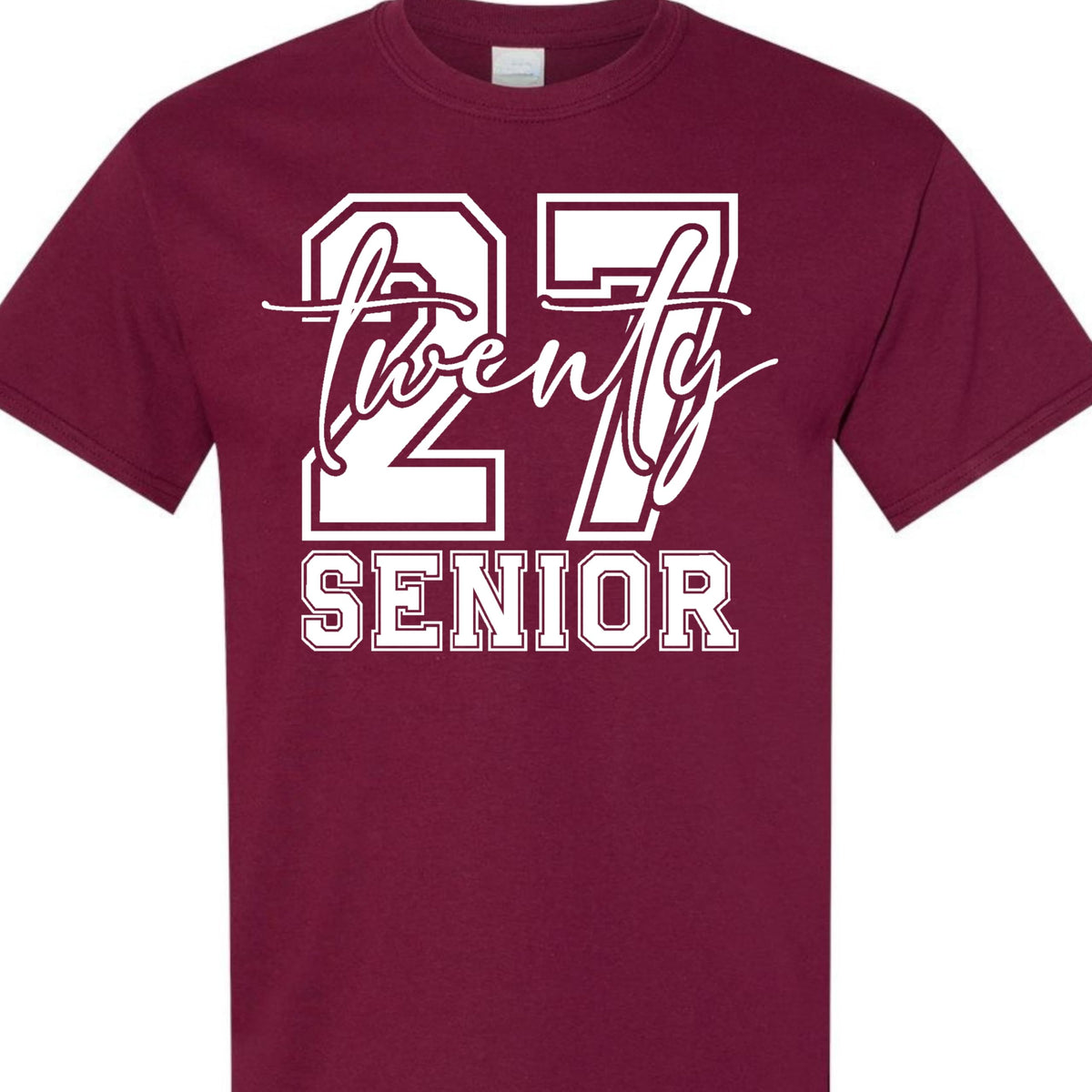 World and Space Senior 2027 T-Shirt for Teen Girls, Class of 2027 Graduation Tee, Trendy Senior Year Outfit