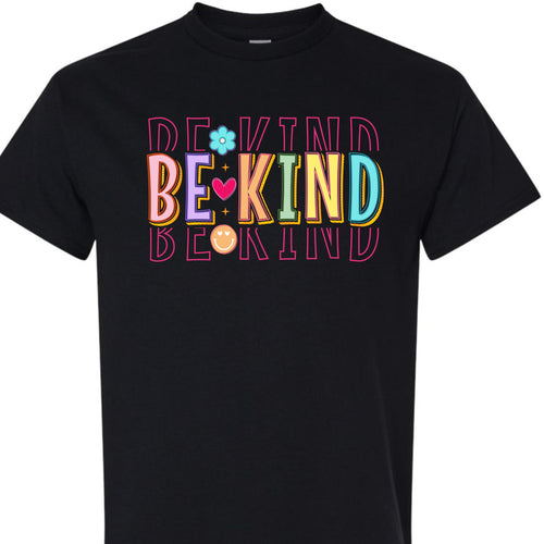 Be Kind Shirt for Women Men, Retro Kindness Graphic Tee, Inspirational Positive Quote, Positiveness