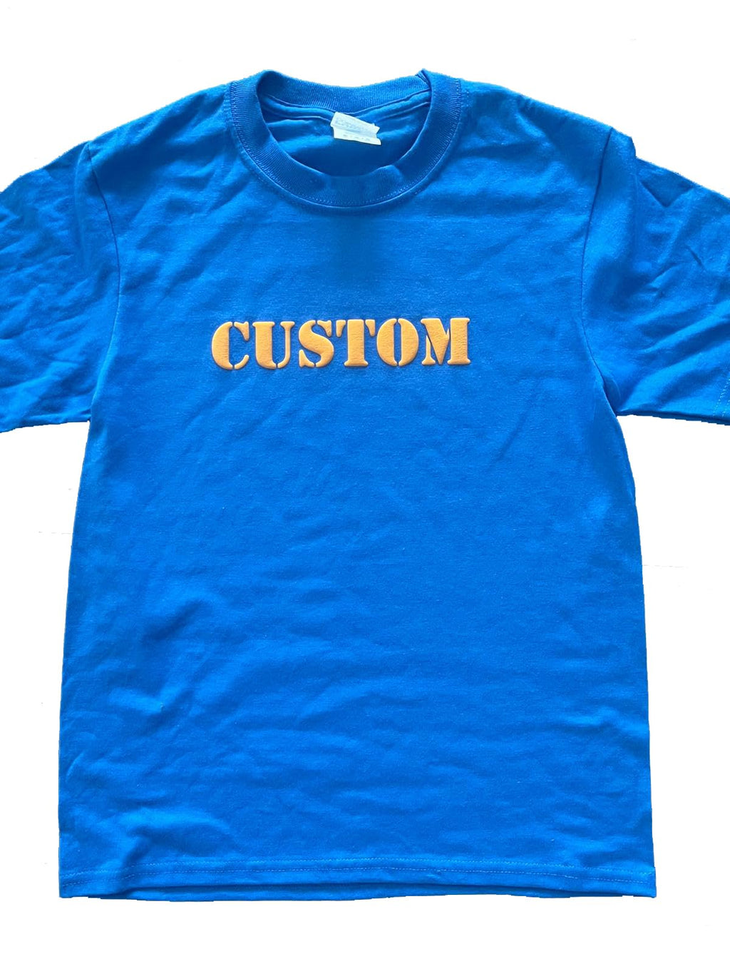 Custom Puff Print T-Shirt, 3D Embossed Spirit Shirt, Personalized Team Shirt, Trendy Puff Tee for College, School, Girls Trip