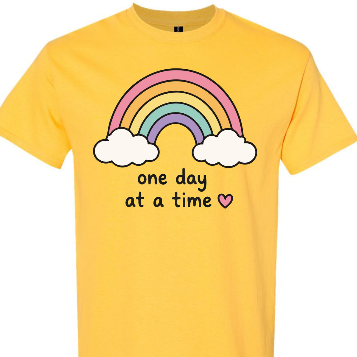 Women's Graphic Rainbow Casual Short Sleeve T-Shirt