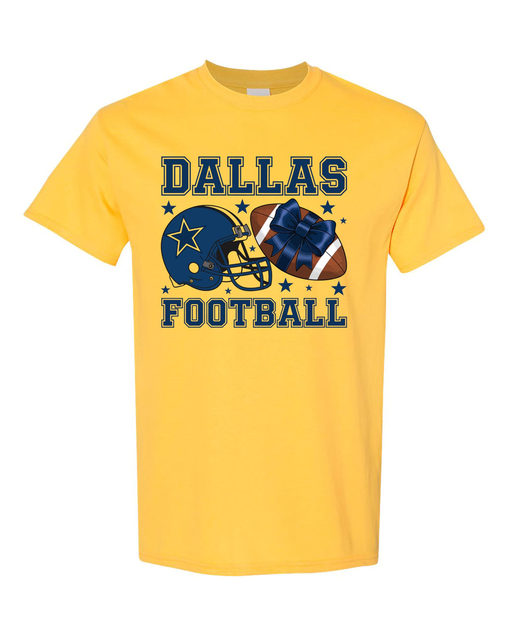 Dallas Football Shirt for Fans, Blue Star Helmet Graphic Tee, Game Day Unisex T-Shirt Gift for Men Women Youth