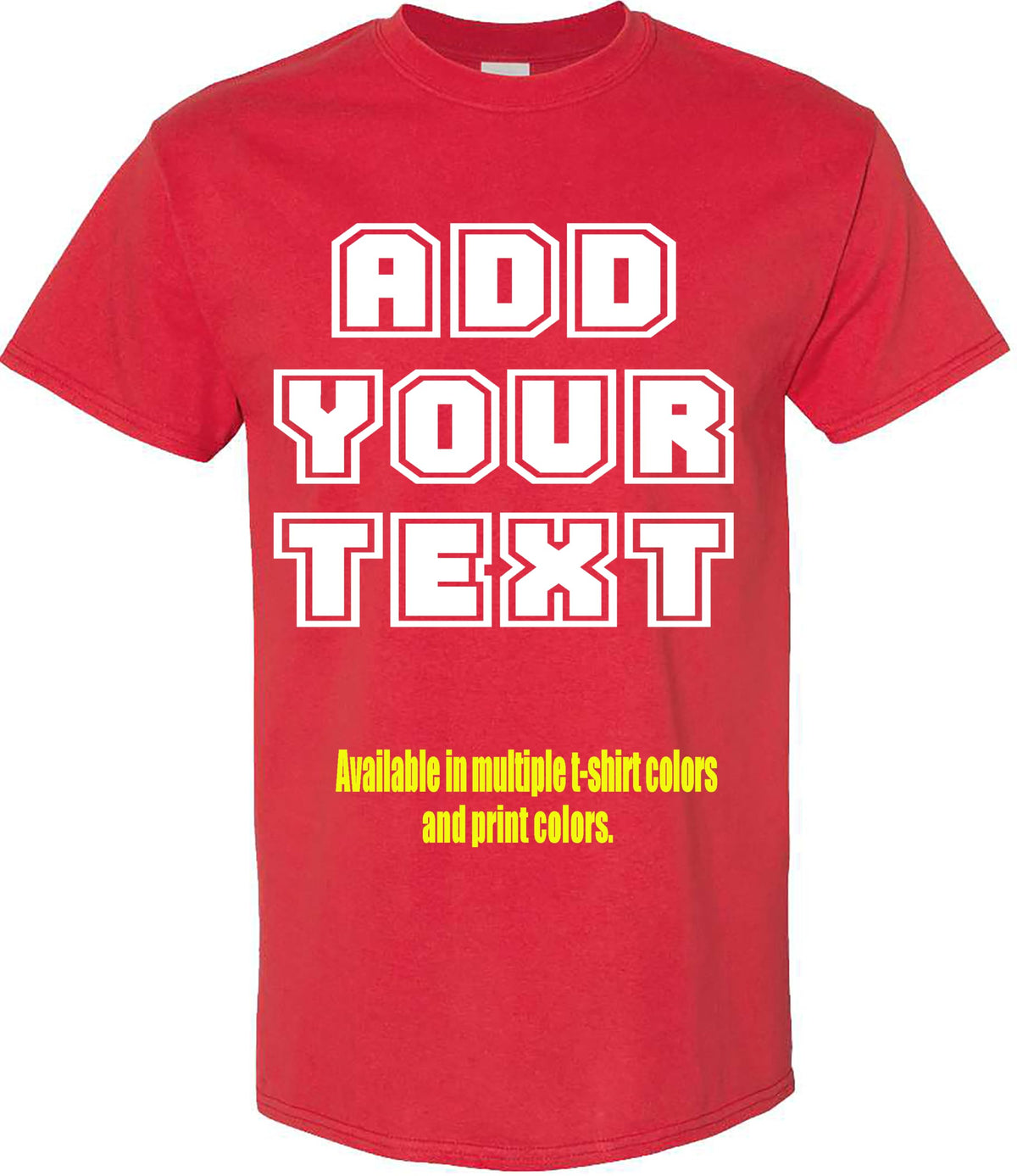 Custom T-Shirt Add Your Text Personalized Tshirt Adult Men Women%100 Cotton Tee