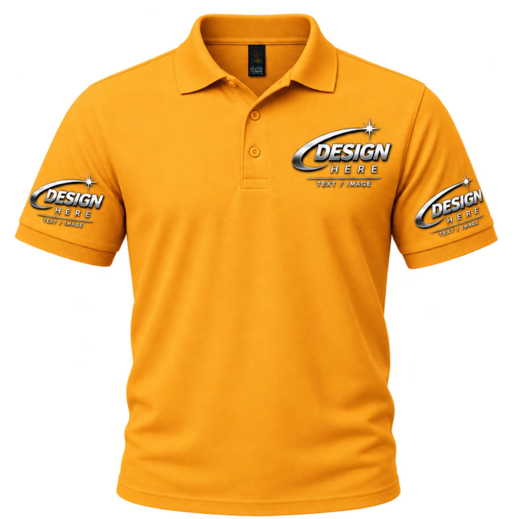 World and Space Custom Polo Shirts for Men with Logo or Text