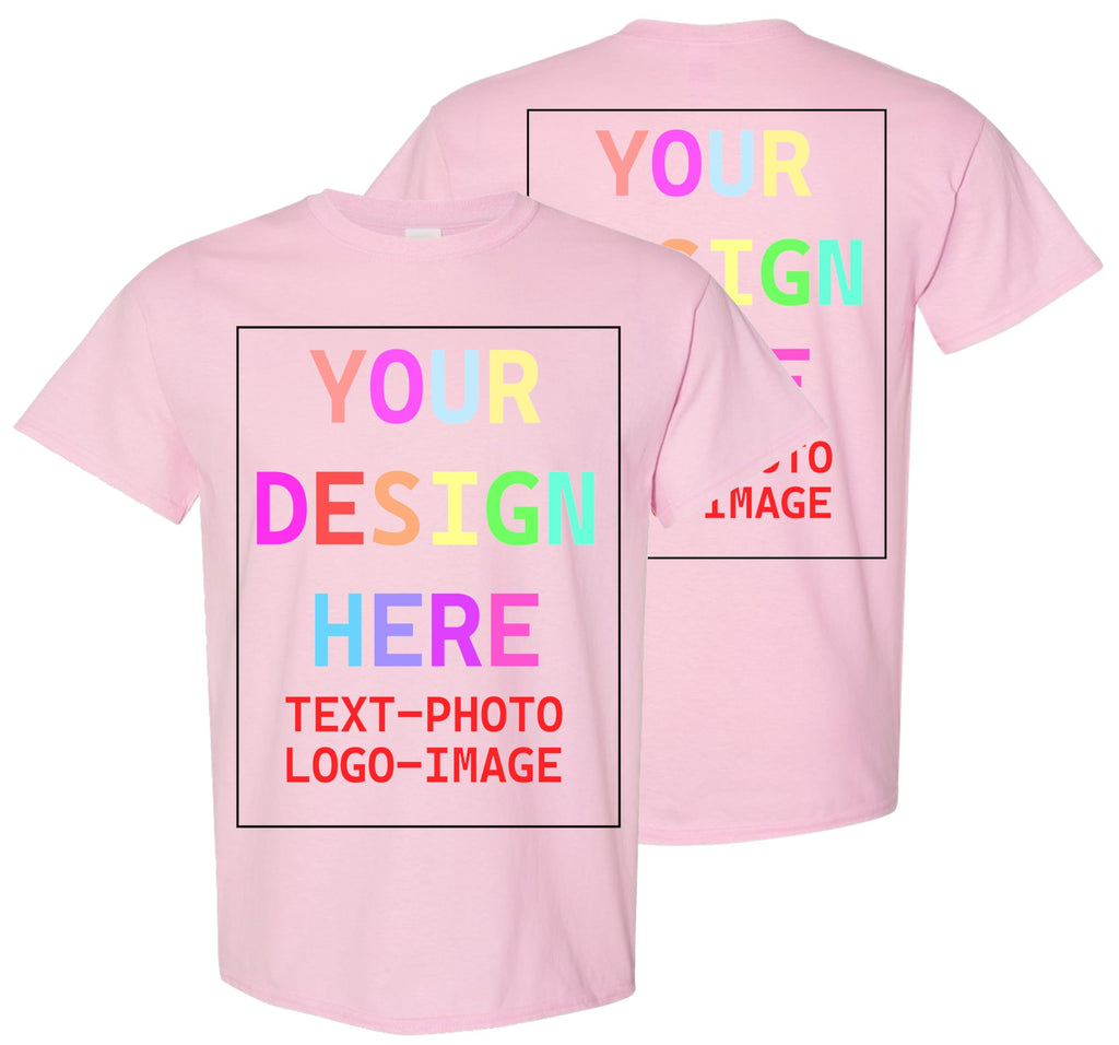 Custom T-Shirt for Men and Women, Design Your Own, Personalized Tee, Add Your Text Photo