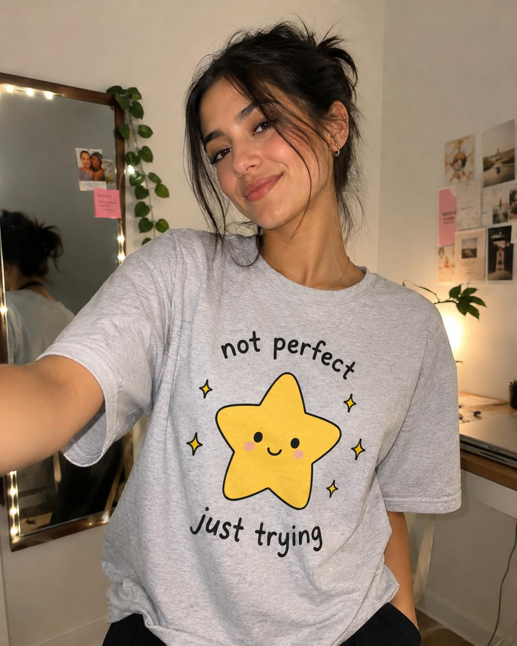 Positive Graphic T-Shirt Trendy Inspirational Motivational Tee
