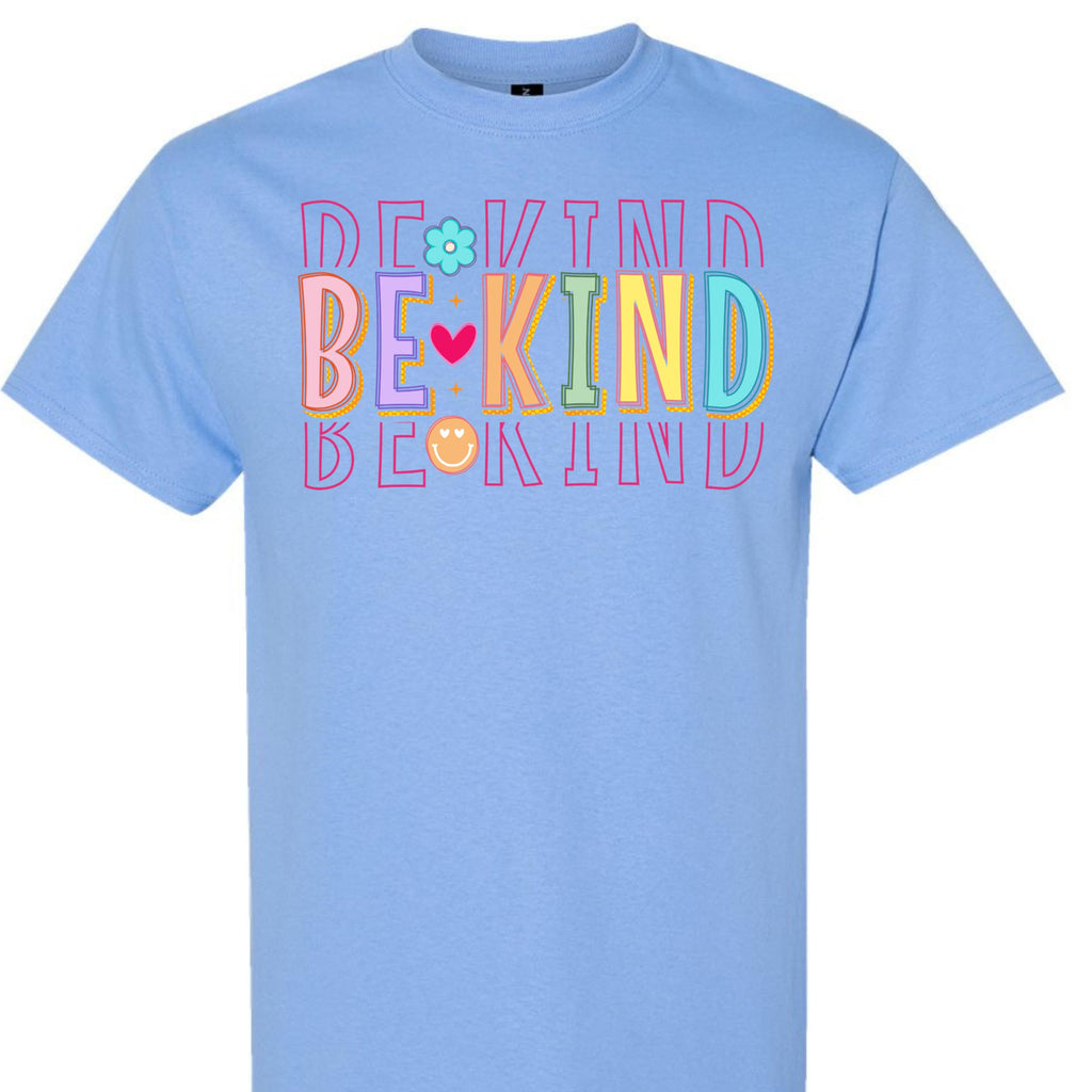 Be Kind Shirt for Women Men, Retro Kindness Graphic Tee, Inspirational Positive Quote, Positiveness