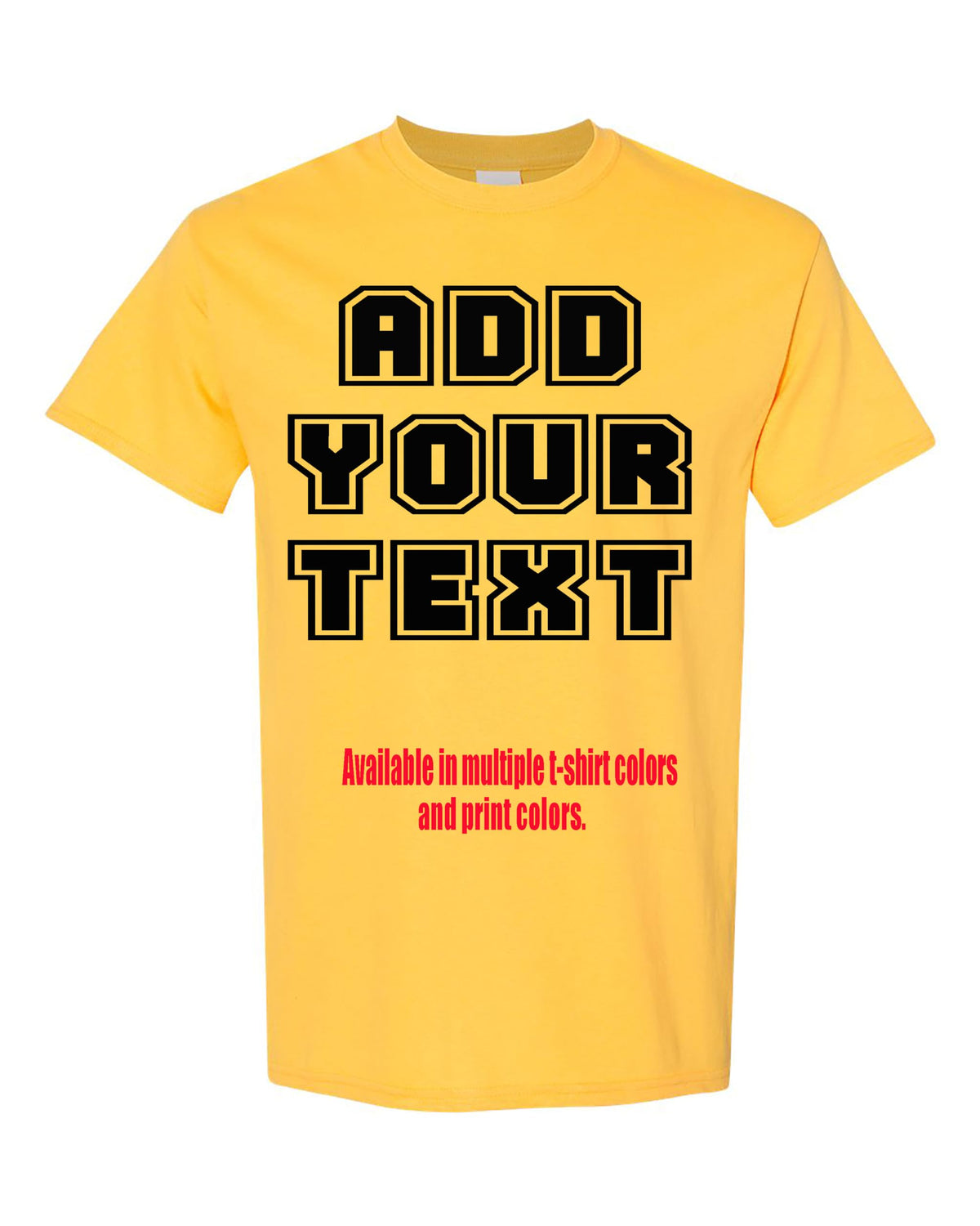 Custom T-Shirt Add Your Text Personalized Tshirt Adult Men Women%100 Cotton Tee