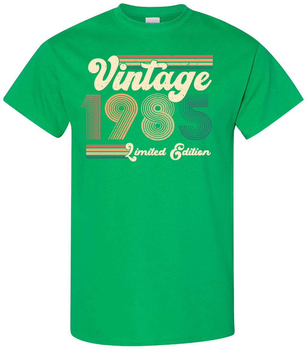 Vintage 1985 Limited Edition Retro Graphic T-Shirt – Birthday Gift for Men or Women