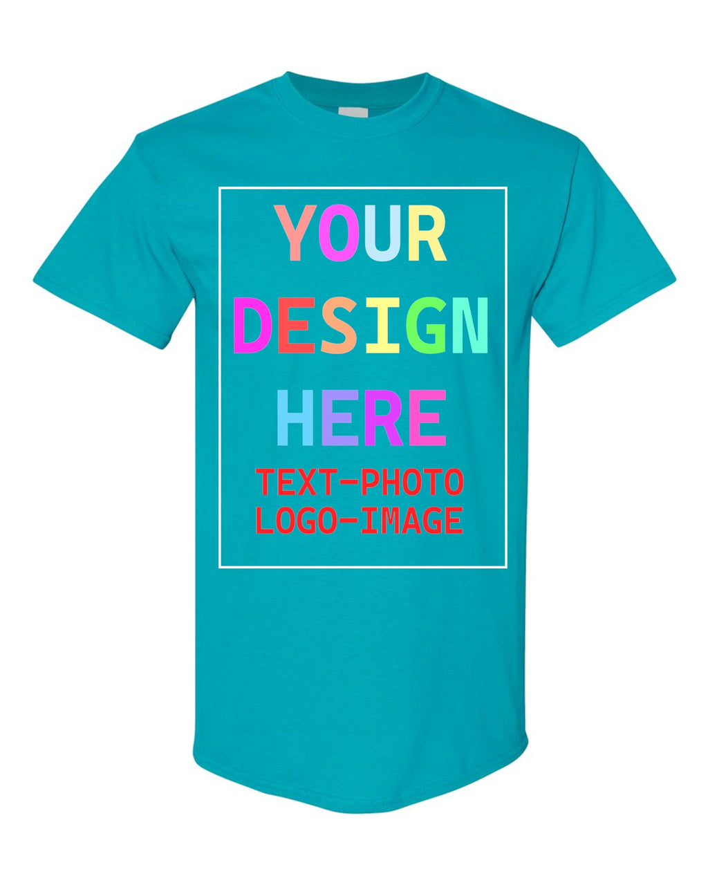 Custom T-Shirt for Men and Women, Design Your Own, Personalized Tee, Add Your Text Photo