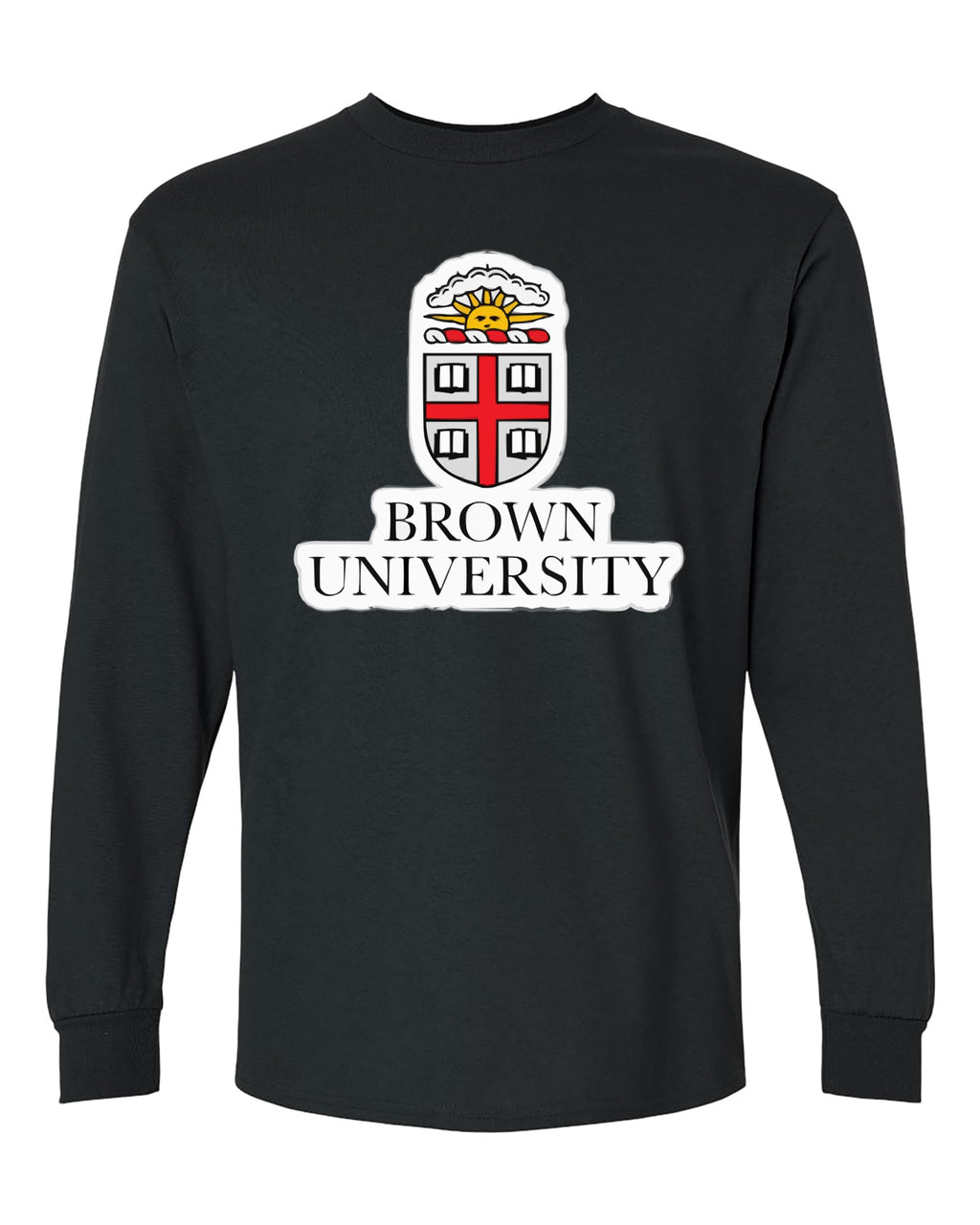 World and Space University College Heritage Logo Cotton T-Shirt, Long Sleeve, Unisex