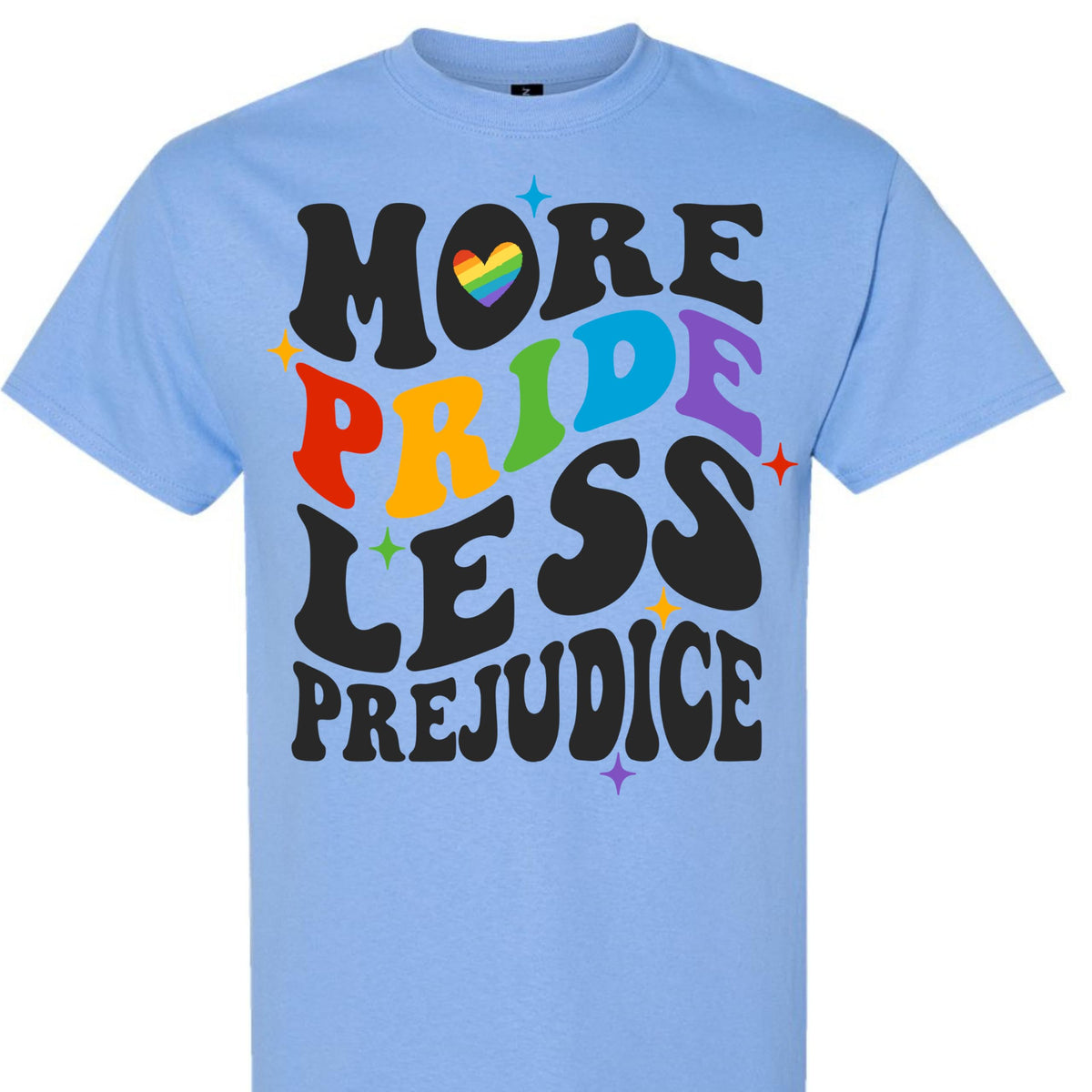 Pride Month Rainbow Graphic Tee, Colorful LGBT Pride T-Shirt