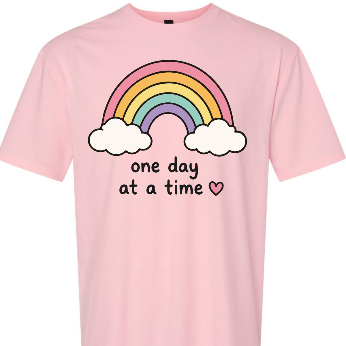 Women's Graphic Rainbow Casual Short Sleeve T-Shirt