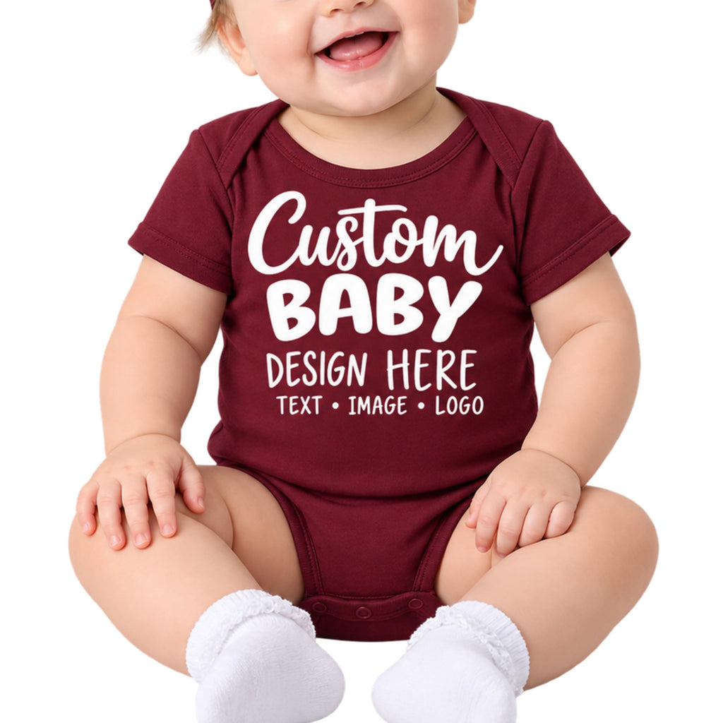 World and Space Custom Personalized Baby Bodysuit for Boys & Girls