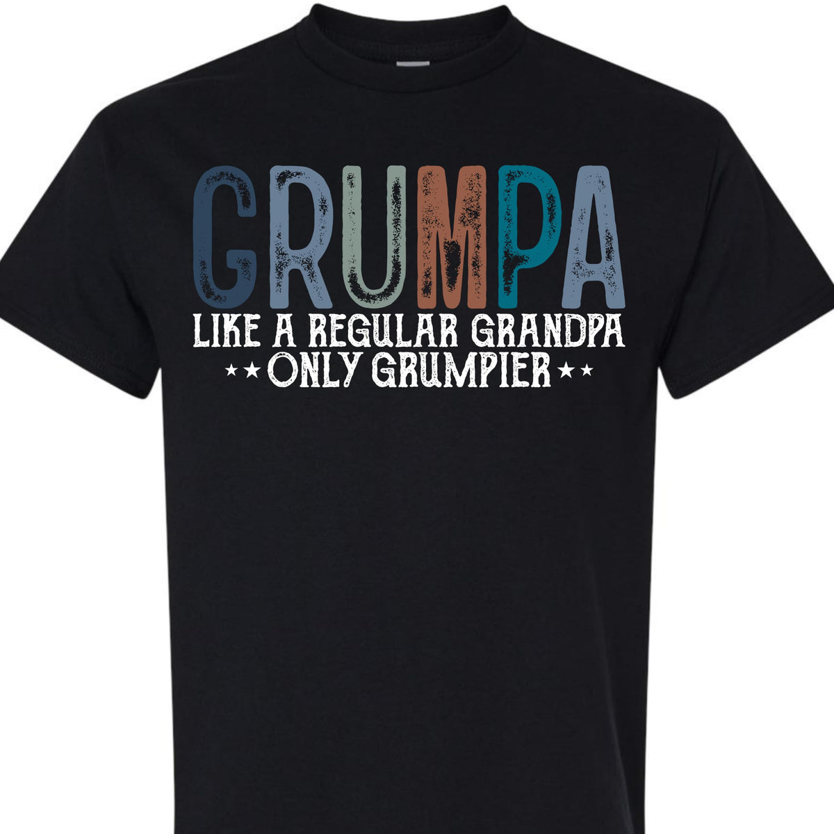 Grumpa Like a Regular Grandpa Only Grumpier Graphic T-Shirt