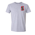 World and Space STANDFORD University Small Logo Design Left Side TEE