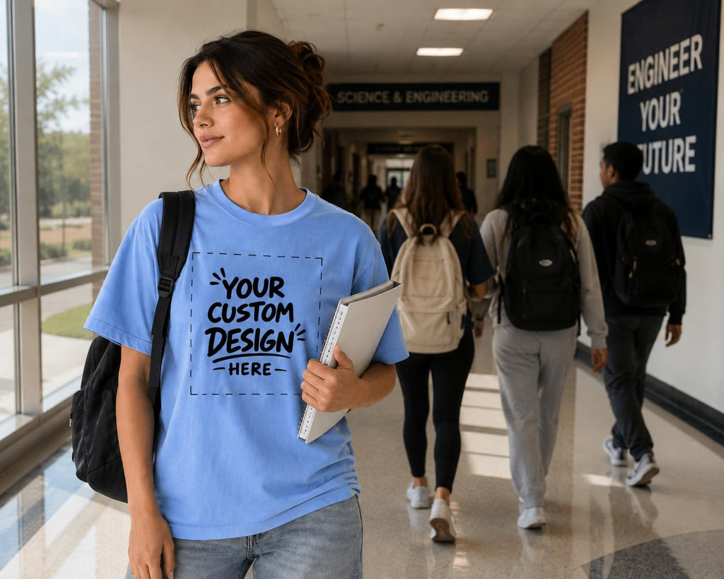 World and Space Custom Logo Shirt Personalized Graphic Tee