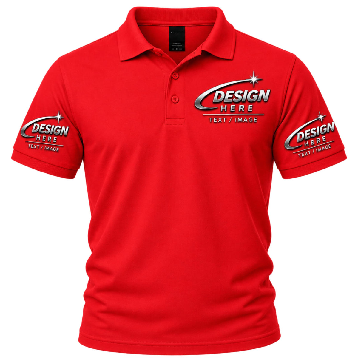 World and Space Custom Polo Shirts for Men with Logo or Text