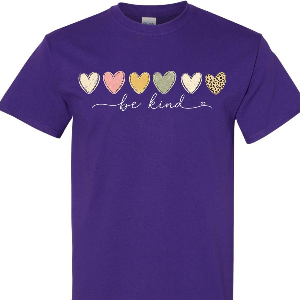 Be Kind Shirt for Women, Cute Heart Graphic Tee, Inspirational Kindness, Aesthetic Vintage Style, Casual for Teens