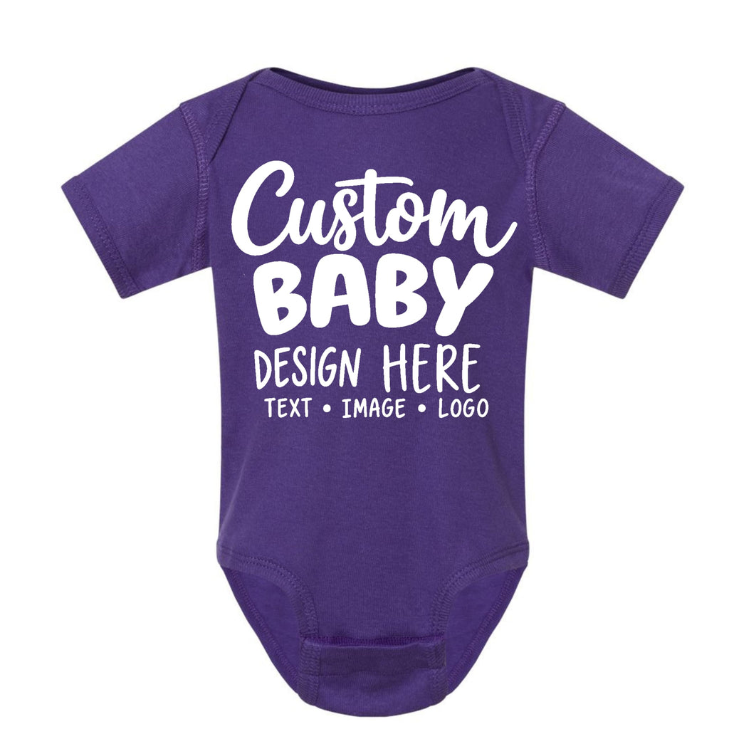 World and Space Custom Personalized Baby Bodysuit for Boys & Girls