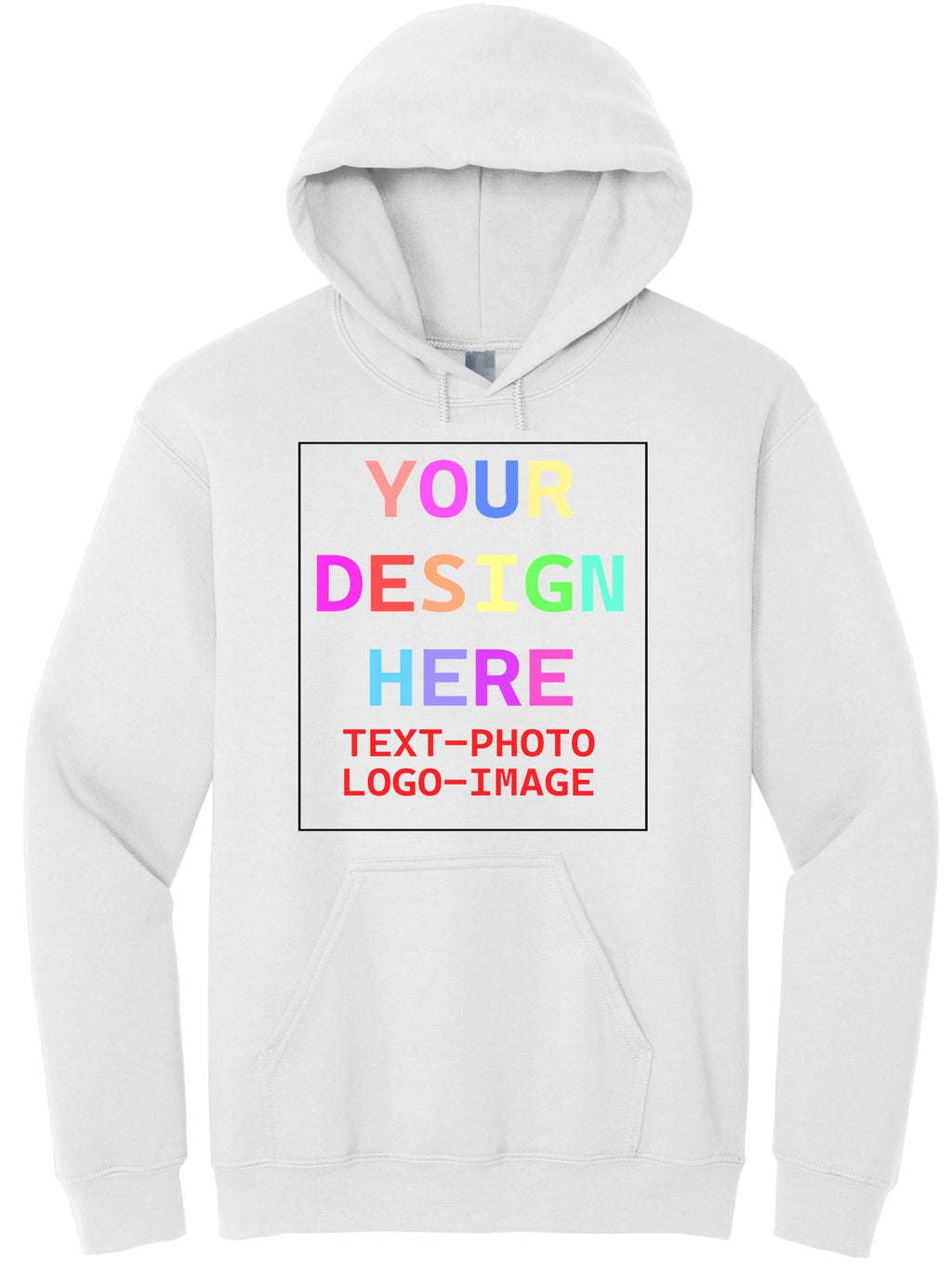 Custom Hoodie for Men and Women, Design Your Own, Personalized Sweatshirt Hoodie, Add Your Text Photo Print