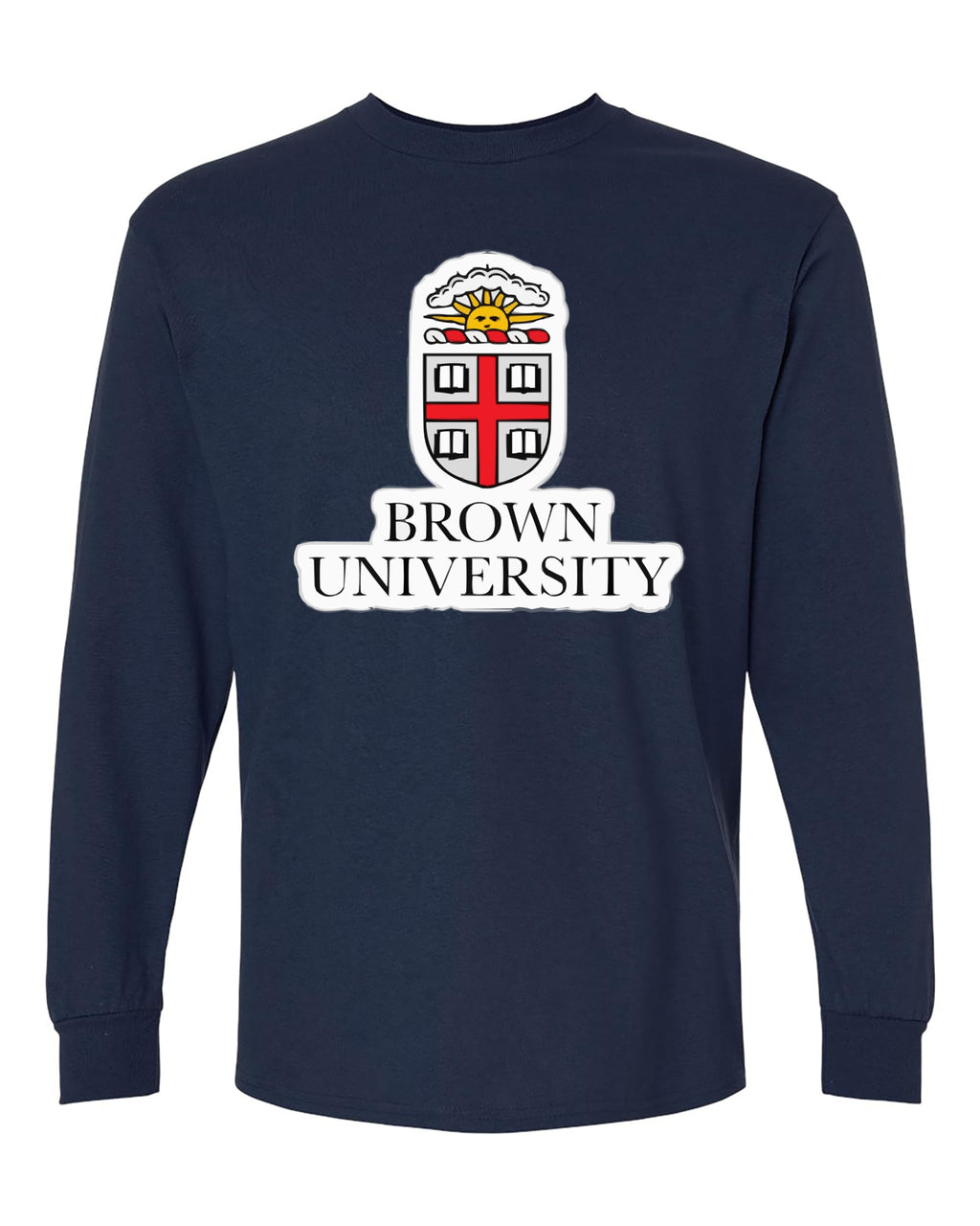 World and Space University College Heritage Logo Cotton T-Shirt, Long Sleeve, Unisex