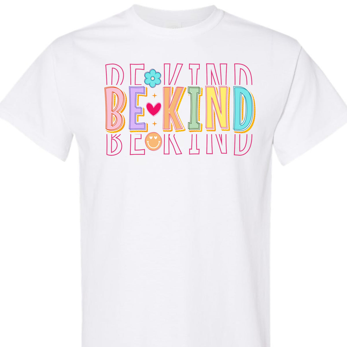 Be Kind Shirt for Women Men, Retro Kindness Graphic Tee, Inspirational Positive Quote, Positiveness