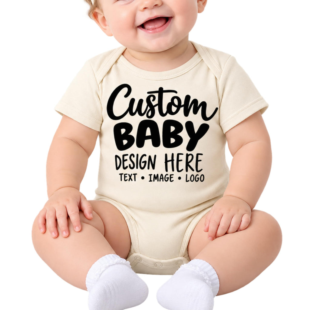 World and Space Custom Personalized Baby Bodysuit for Boys & Girls