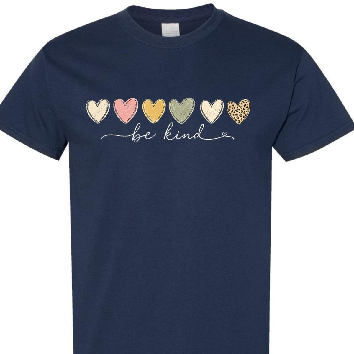 Be Kind Shirt for Women, Cute Heart Graphic Tee, Inspirational Kindness, Aesthetic Vintage Style, Casual for Teens