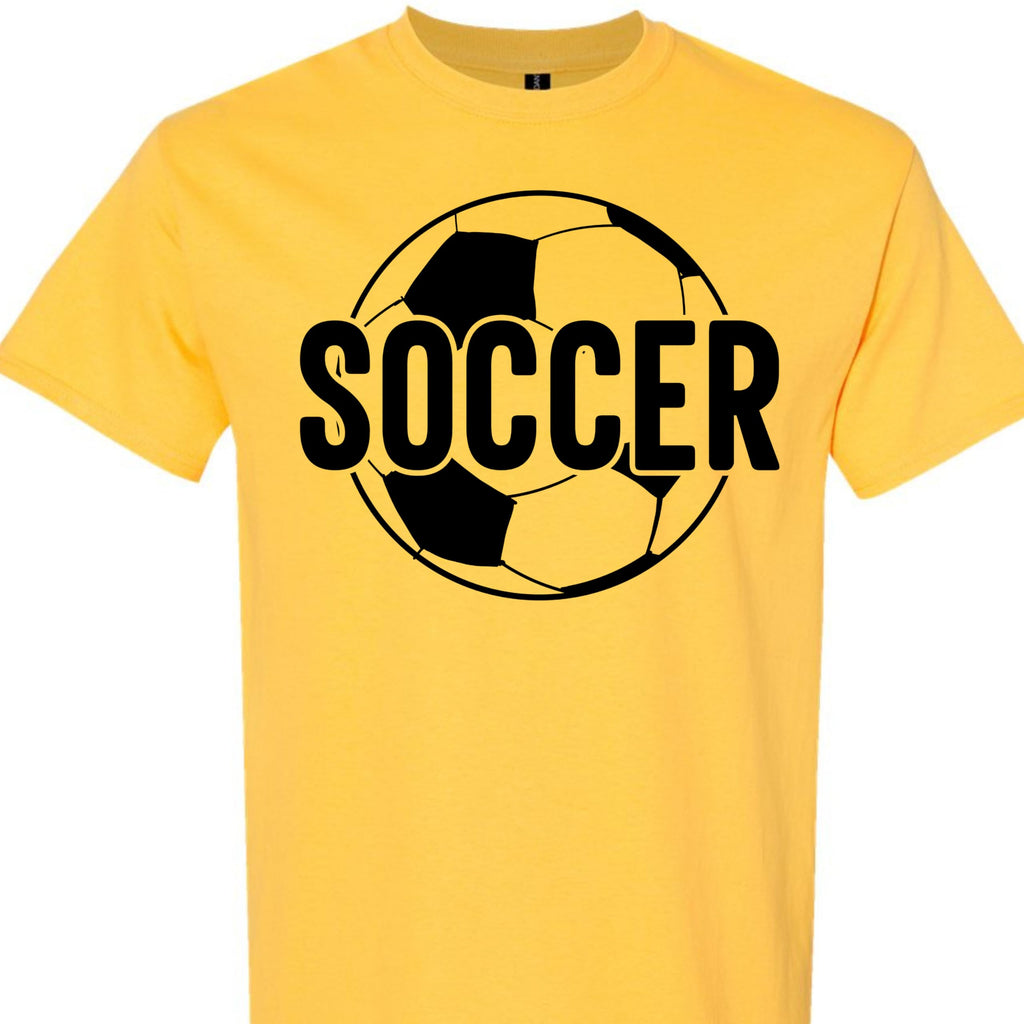Funny Soccer Player Shirt, Cool Soccer Ball Graphic Tee for Adults