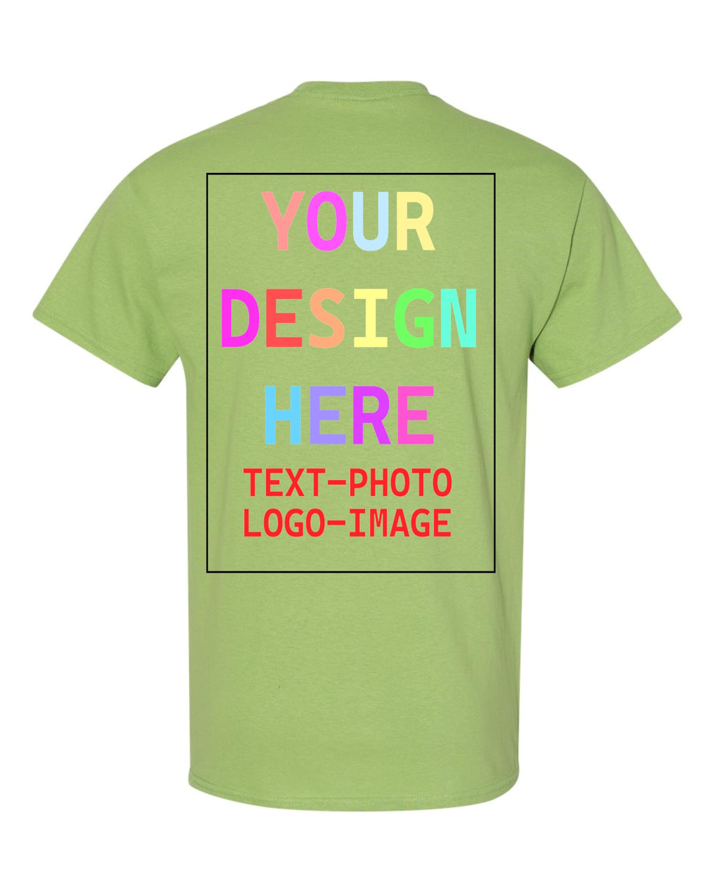 Custom T-Shirt for Men and Women, Design Your Own, Personalized Tee, Add Your Text Photo