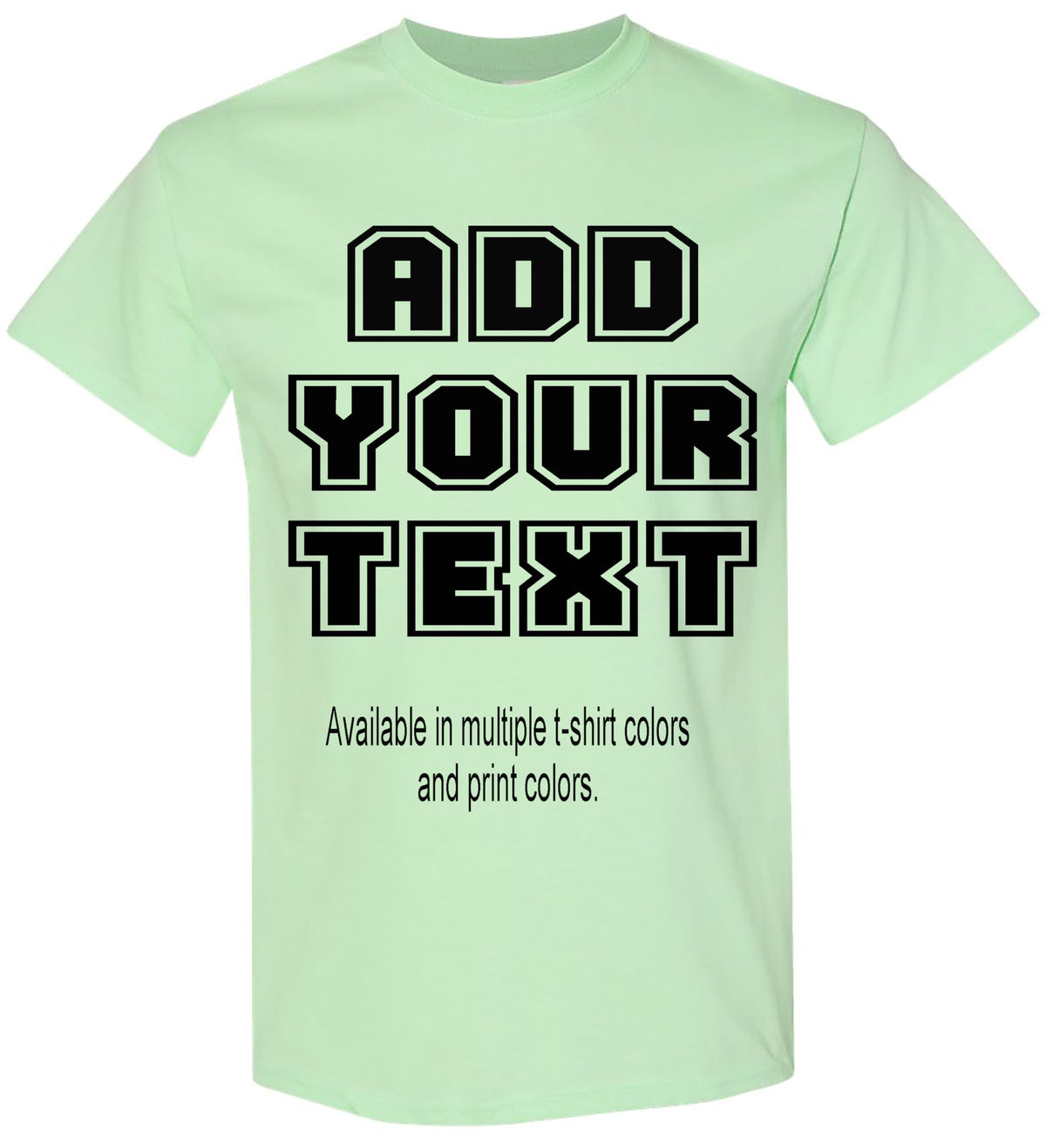 Custom T-Shirt Add Your Text Personalized Tshirt Adult Men Women%100 Cotton Tee